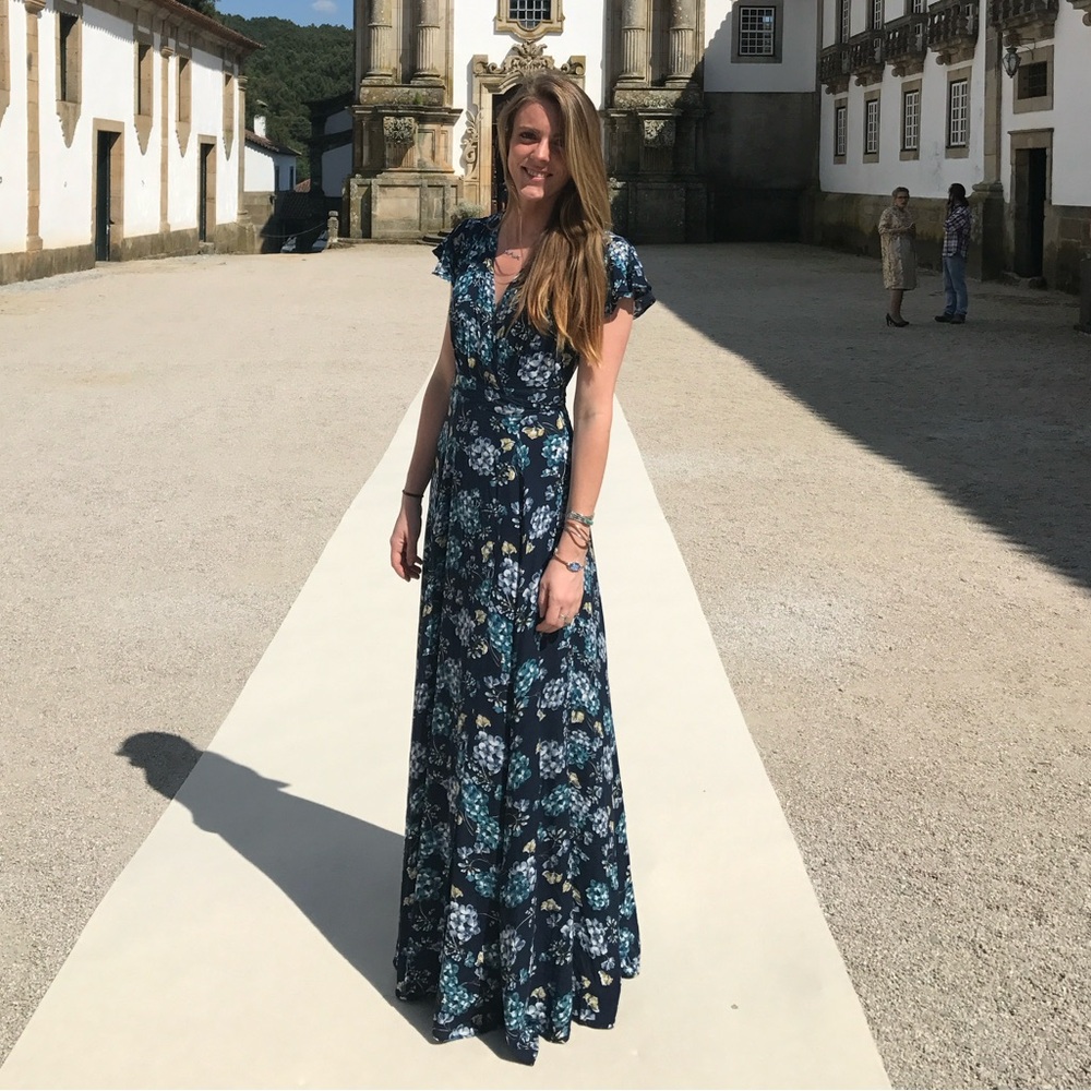 Floral Maxi Wedding Guest Dress